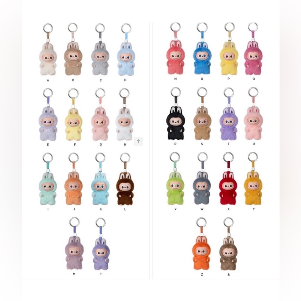 PIN FOR LOVE Letter “J” SET - New V4 THE MONSTERS LABUBU J SET - Picture 3 of 3